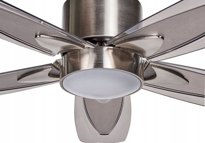 Ventilator tavani COYOTE Silver, LED, me telekomandë, ngjyrë argjendtë