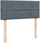 Shtrat me hapësirë magazinimi VidaXL Pouf, 100x200 cm, velvet, gri e errët