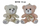 Lodër arush pelushi Sun-Day Teddy Bear, 15cm, ngjyra të përziera
