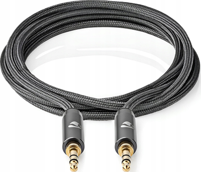 Kabllo audio Nedis Profigold, AUX 3.5mm mashkull-mashkull, 2m, e artë