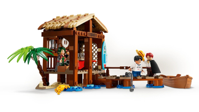 Set ndërtimi LEGO Creator Beach Bar, 299 pjesë, me varkë dhe minifigura, shumëngjyrësh