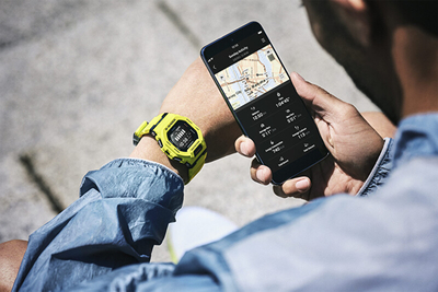 Orë sportive për meshkuj Casio, e gjelbërt