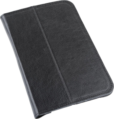 Mbulesë tablet Quer Case për Samsung Galaxy Tab P3100, lëkurë natyrale, e zezë