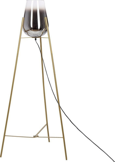 Lampë dyshemeje Beliani Mena, metal, ari