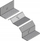 Set kllapash montimi PXF Senza PX4090892 Type X, metal, gri