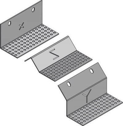 Set kllapash montimi PXF Senza PX4090892 Type X, metal, gri