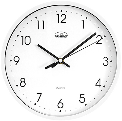Orë muri Bentime H01-SW8011W, e bardhë
