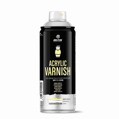 Llak akrilik spërkatës MTN Pro, gloss, 400 ml, transparent