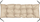 Jastëk për stol kopshti, 120x40 cm, material Codura, ngjyrë bezhë