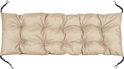Jastëk për stol kopshti, 120x40 cm, material Codura, ngjyrë bezhë