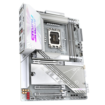 Pllakë amë Gigabyte Z890 AORUS PRO ICE, ATX, LGA 1851, DDR5 9500MHz, Wi-Fi 7, e bardhë