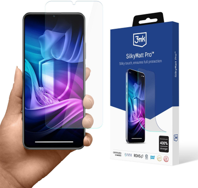 Folie mbrojtëse ekrani 3mk Silky Matt Pro për Realme C61, mat, transparente
