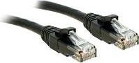 Kabllo rrjeti Lindy, 2 x RJ-45, 0,50 m, e zezë