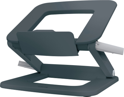 Стенд за лаптоп Leitz Ergo Adjustable Multi Angle, прилагодлива висина, 80% рециклирана пластика, црна