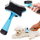 Krehër për qen e mace Pets Collection, vetëpastrues, me dhëmbëza plastike, blu