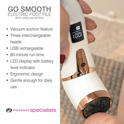 Limë elektrike për këmbë Rio-Beauty Go Smooth