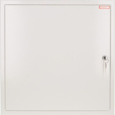 Derë inspektimi RD 40x40 Z, 400x400mm, me bravë, IP30, gri