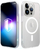 Maskë telefoni 3MK Misty MagCase, për iPhone 14 Pro, MagSafe, e bardhë transparente