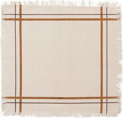 Set pecetash tavoline Atmosphera Ray, 40x40cm, set 2 copë, bezhë