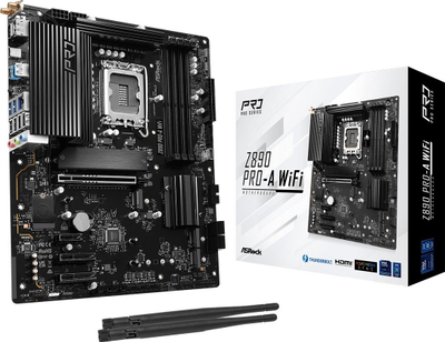 Pлоча ASRock Z890 Pro-a WiFi, DDR5, PCIe 5.0, ATX