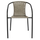 Karrige me krahë Camel HM5015.01, metal dhe wicker, gri