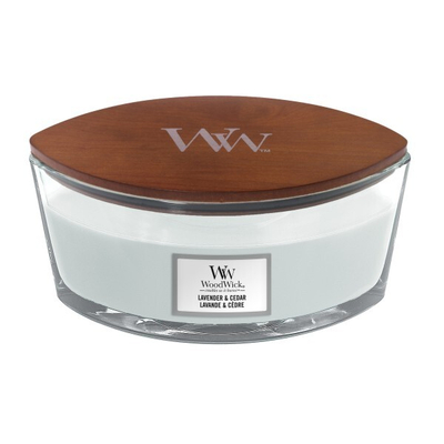 Qiri aromatik WoodWick Lavender & Cedar, 453.6 g