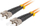 Kabllo optike Lanberg Patchcord MM ST UPC ST UPC, duplex, 10m, portokalli