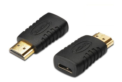 Адаптер HDMI Microconnect HDM19M19FC, машки во женски, црн