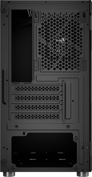 Kasa PC Aerocool CS-111-G-BK-v1 Mini Tower, xham i temperuar, e zezë