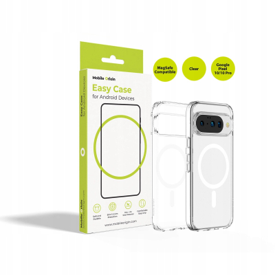Këllëf telefoni Mobile Origin Easy Case, MagSafe, Google Pixel 10 Pixel 10 Pro, transparent