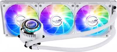 Ftohës uji CPU Valkyrie Jarn 360 ARGB, radiator 360mm, All in One, i bardhë