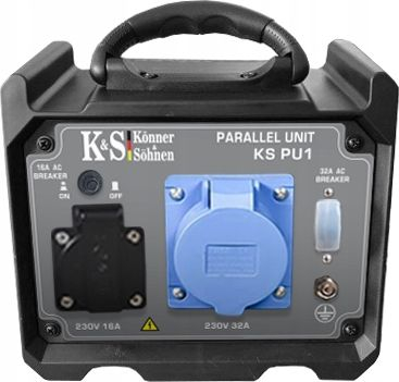 Komplet paralel lidhës Konner &amp; Sohnen KS PU1 për gjeneratorë inverter, ngjyrë e zezë