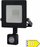 Prozhektor LED 10W, 1400 lm, IP65, 4000K, me sensor, i zi
