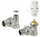 Set termostatik Ferro Z497, 1/2", këndor, me kokë termostatike