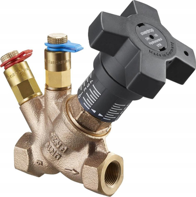 Valvul balancimi Oventrop Hydrocontrol R DN15, 1/2", bronz i kuq