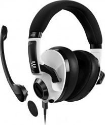 Headset gaming EPOS H3 Hybrid, me kabllo edhe me Bluetooth, me mikrofon, i bardhë