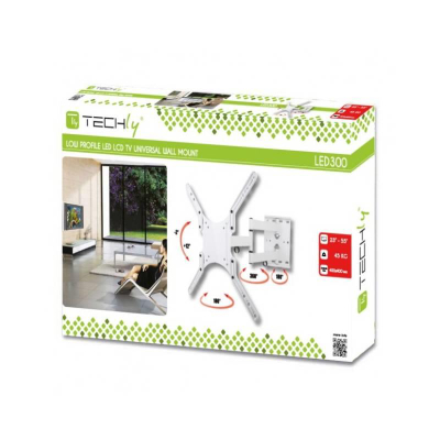 Mbajtëse muri për TV Techly ICA-PLB-136MW, 23"-55", 45 kg, e bardhë