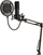 Mikrofon streaming Nedis, USB, me boom stand dhe pop filter, i zi