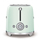 Thekëse buke SMEG 50's Style TSF01PGEU, 950 W, 2 copë, e gjelbër pastel