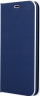 Këllëf libri OEM LUNA Book Carbon për Samsung A14 4G A14 5G, blu