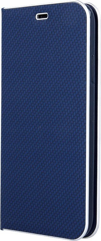 Këllëf libri OEM LUNA Book Carbon për Samsung A14 4G A14 5G, blu