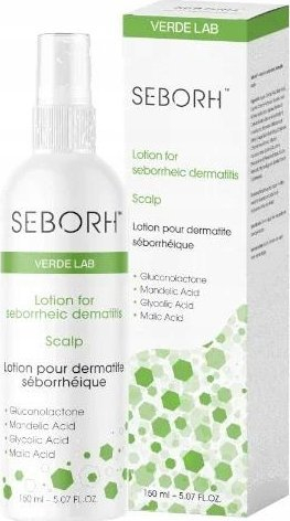 Locion për lëkurën e kokës Seborh Liquid, për dermatit seborreik, për lëkurë të hidratuar, 100 ml