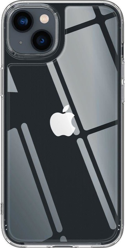 Kapak telefoni Spigen Quartz Hybrid për iPhone 14 Plus, xham i kalit, transparent