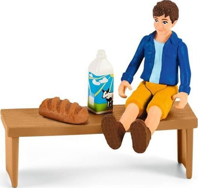 Set lodrash Schleich Farm World Sunny Day Mobile Produce Stand, me figurina ferme, multikolor