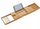 Raft për vaskë Zeller, bambu, i rregullueshëm 70 105 cm, ngjyrë natyrale