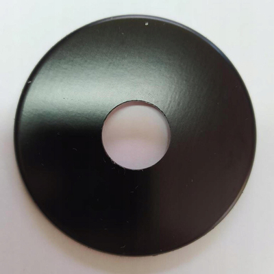 Rozetë termostatike Ferro Single Rosette Fi16 58mm, çelik inox, e zezë