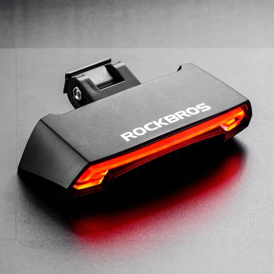Dritë e pasme biçiklete Rockbros LKWD-R1, 2000mAh, telekomandë, e zezë