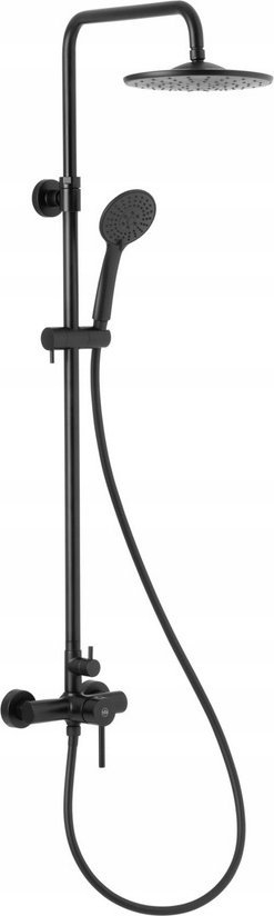 Set dushi KFA Black Shower Moza Black, muror, i zi