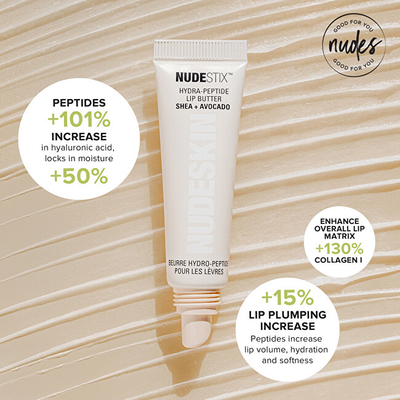 Balsam për buzë NudestixHydra-Peptide Avocado + Shea, 10 ml