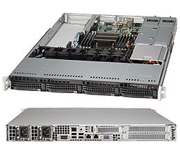 Kase serveri Supermicro SC815TQ-R700WB, 1U rack, 700W, e zezë